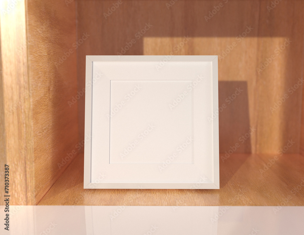 Poster a simple and convenient frame mock up file. picture frame mock up template.