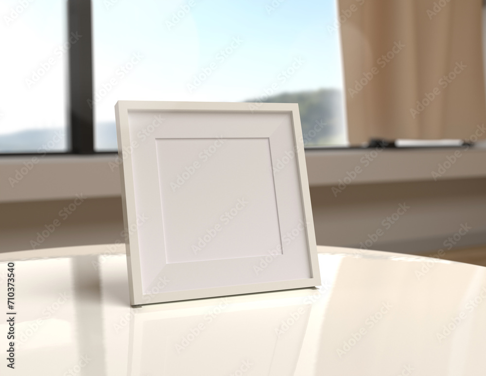 Poster a simple and convenient frame mock up file. picture frame mock up template.