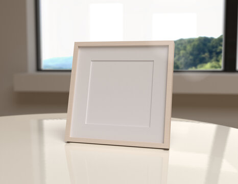 A simple and convenient frame mock up file. Picture frame mock up template.