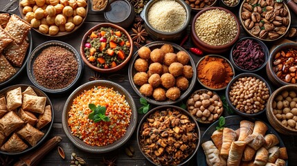 nuts and dried fruits