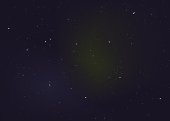 starry night sky vector illustration with mesh gradient blur for wallpaper, background, science, graphic