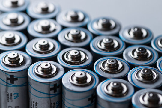 Lots of batteries macro photography