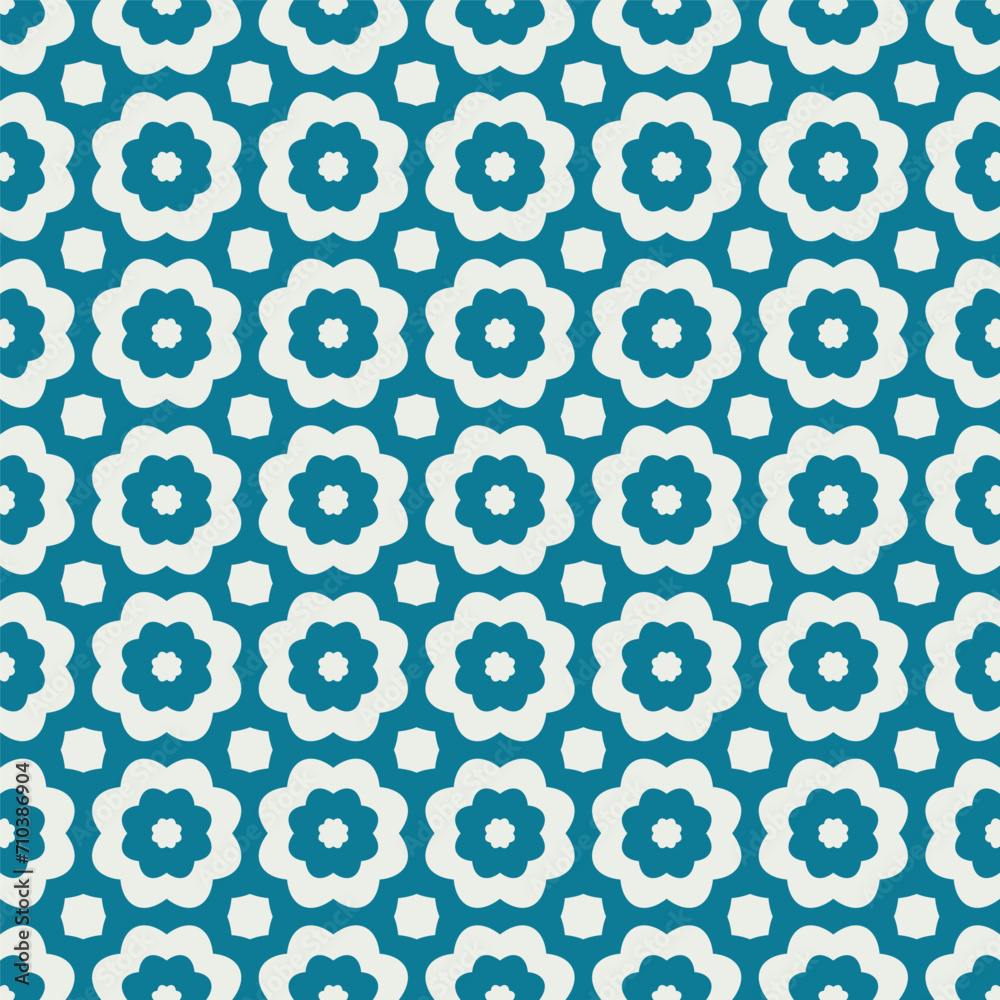 Poster Geometric seamless pattern. Abstract geometric graphic design. Seamless geometric colorful background.