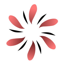 abstract flower logo