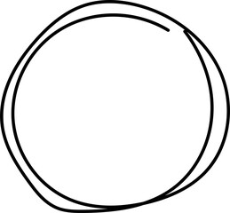 hand drawn, circle, element, line, illustration, 
