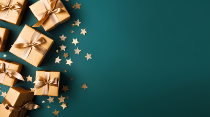 Gift box background, black friday sale, birthday, children's day, valentine's day and wedding gift background