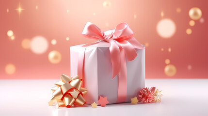 Gift box background, black friday sale, birthday, children's day, valentine's day and wedding gift background