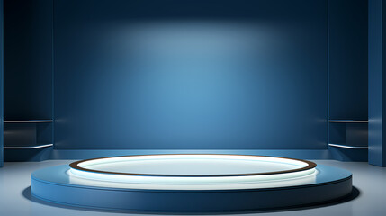 Simple product booth, podium, stage, product commercial photography background, cosmetics booth, promotional event