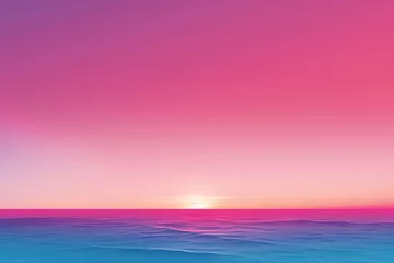 Foto op Plexiglas Abstract minimalist pantone inspired color future dusk ambient gradient wallpaper © Merilno