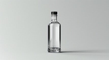 Utilize this vodka bottle mockup template to create a visually stunning representation of your label design.