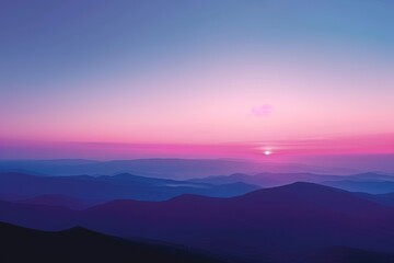 Fototapeta premium Abstract minimalist pantone inspired color future dusk ambient gradient wallpaper