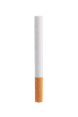 Close-up cigarette isolated on transparent background