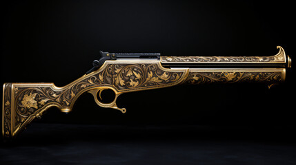 insane luxury design of lever action rifle filigr