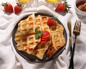 breakfash waffle