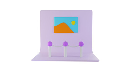 3D Expo Galleruy Illustration