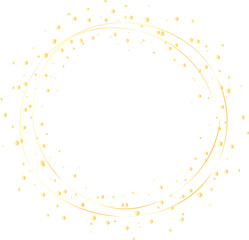 Dividers round frames for decoration illustration on transparent background.
