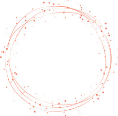 Dividers round frames for decoration illustration on transparent background.
