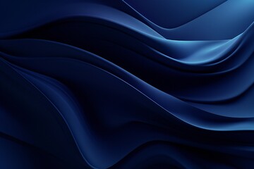 Dark blue abstract smooth dynamic background Generative Ai