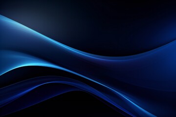 Dark blue abstract smooth dynamic background Generative Ai