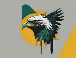 Obraz premium Kopf eines Seeadlers