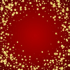 Magic stars vector overlay.  Gold stars scattered