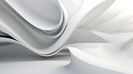 Fototapeta premium abstract 3d white background