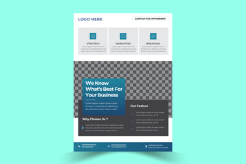 templates of A4 Business Flyer Set with Creative Geometrics,  Business Flyer Collection with Modern Geometry, Flyer Bundle with Sleek Modern Designs