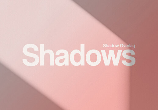 Abstract Shadow Overlay Mockup