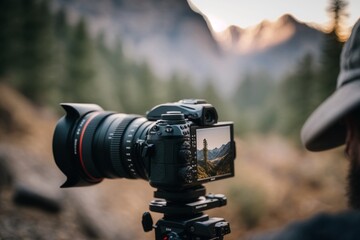 camera on tripod