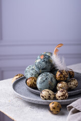 Easter decoration painted dragon eggs