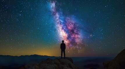 Fototapeta premium person in the space