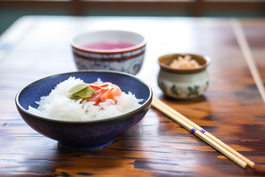 umeboshi preparation with fresh plums and salt