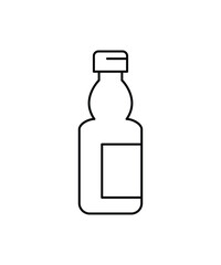 bottle icon, vector best line icon.