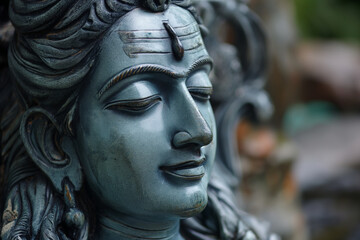 Shiva: The Revered Hindu God, Capturing the Essence of Indian Spirituality and Culture - obrazy, fototapety, plakaty