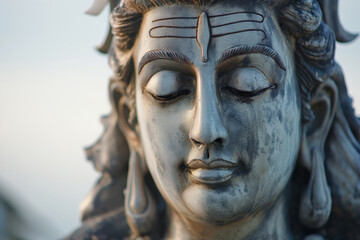 Fototapeta na wymiar Shiva: The Revered Hindu God, Capturing the Essence of Indian Spirituality and Culture