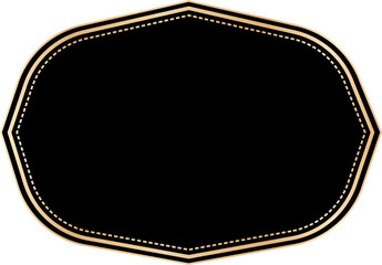 Vintage frames illustration, Transparent background.