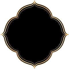 Vintage frames illustration, Transparent background.