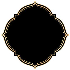 Vintage frames illustration, Transparent background.