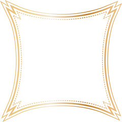 Vintage frames illustration, Transparent background.