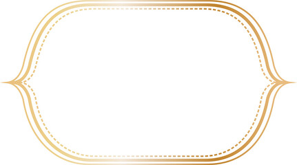 Vintage frames illustration, Transparent background.