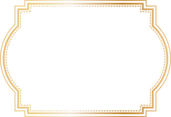 Vintage frames illustration, Transparent background.