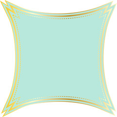 Vintage frames illustration, Transparent background.