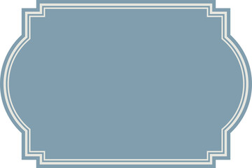 Vintage frames illustration, Transparent background.
