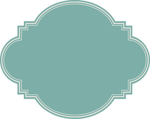 Vintage frames illustration, Transparent background.
