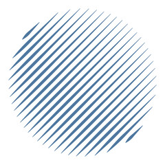 striped circle abstract art for decoration, the halftone geometric shape of artists