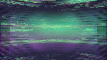 Glitch old tv screen distortion noise background 