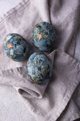 Easter decoration painted dragon eggs