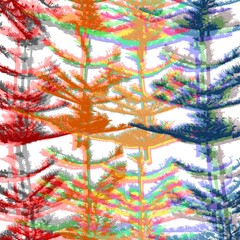 abstract christmas tree