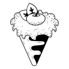 Chicken Bread Cones isometric concept, Sourdough stuffed with Pizza Veggie Sauce Hand drawn vector, Bakery and Baked Good drawings, food preparation and Kitchen Utensils sign Culinary Doodle stock