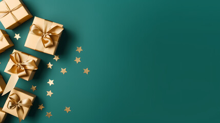 Gift box background, black friday sale, birthday, children's day, valentine's day and wedding gift background